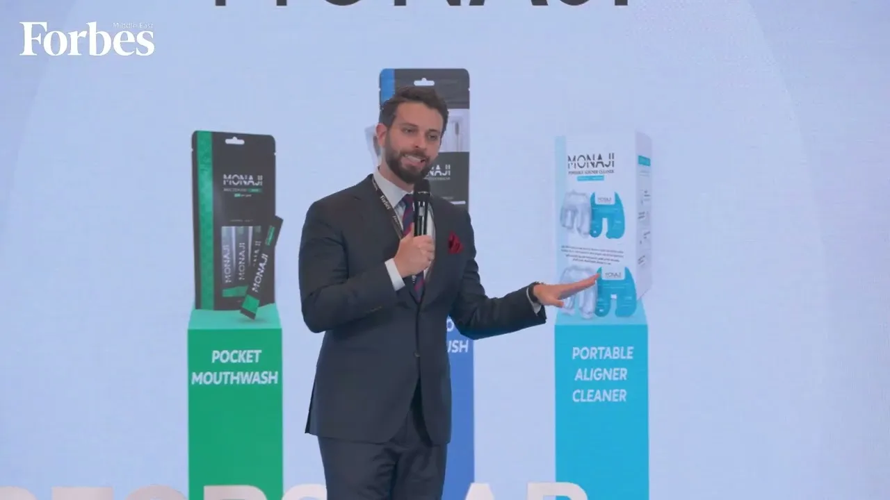 Forbes Middle East · Healthcare Leaders' Summit 2025: Redefining oral health: innovation, accessibility and the future of dental wellness, as founder of MONAJI Group